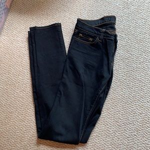 J brand super dark pencil leg jeans 28